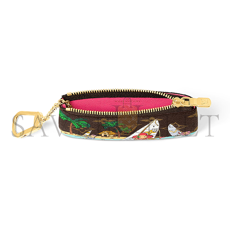 LOUIS VUITTON KEY POUCH COATED CANVAS M82615 (12*7cm) 